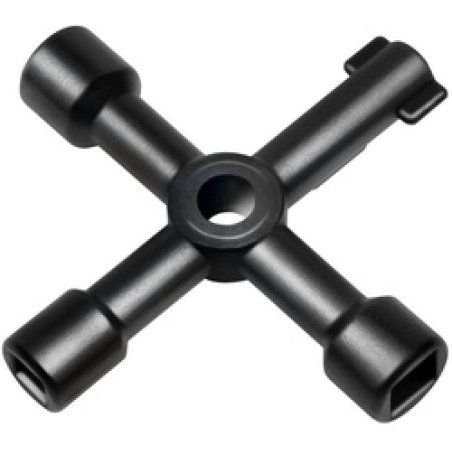 LogiLink Clé en croix universelle pour armoire électrique