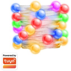 LogiLink WiFi Smart Globe FairyString Light, 3m, Tuya compatible