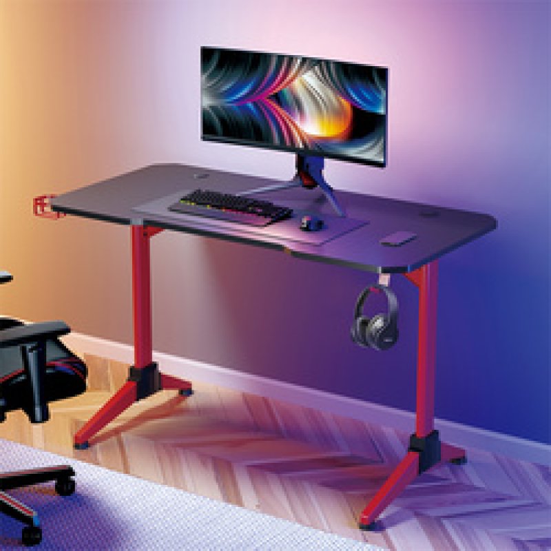 LogiLink EO0042 - Gaming Tisch EO0042 RGB Streifen