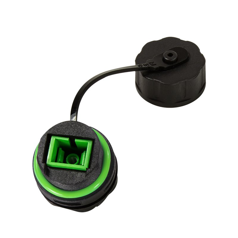 LogiLink Coupleur fibre optique avec bouchon de protection/