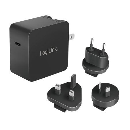 LogiLink PA0302 chargeur d'appareils mobiles Universel Noir Secteur Charge rapide Intérieure
