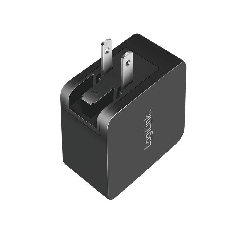 LogiLink PA0302 chargeur d'appareils mobiles Universel Noir Secteur Charge rapide Intérieure