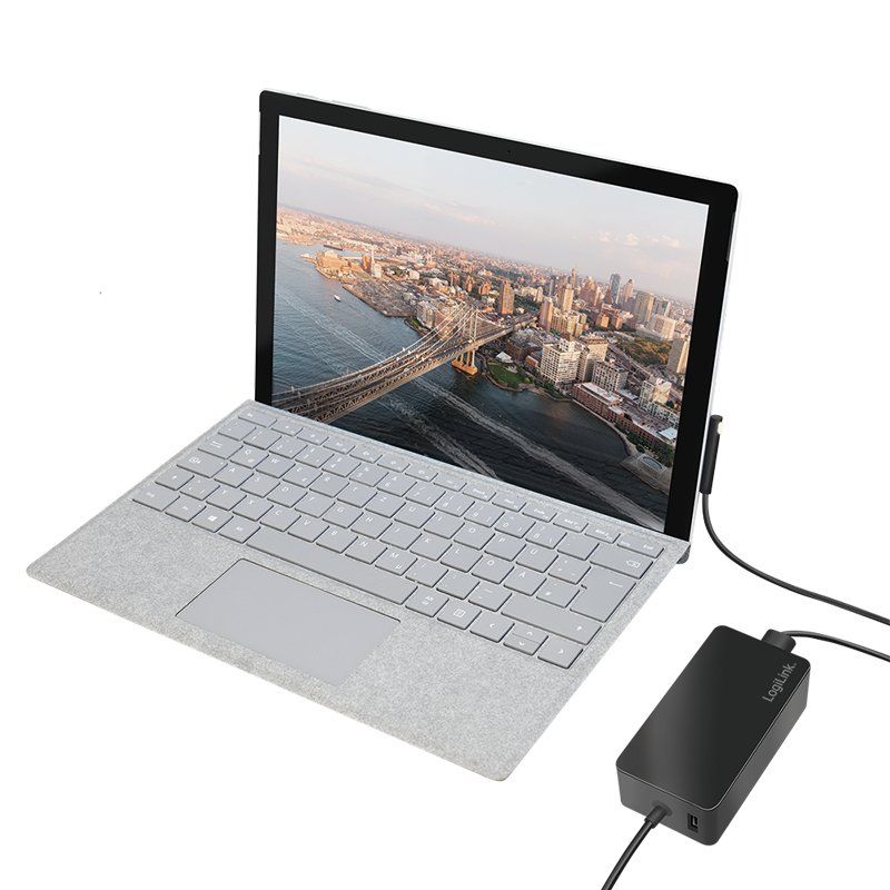 LogiLink Bloc d'alimentation pour Surface Notebooks, 65 W