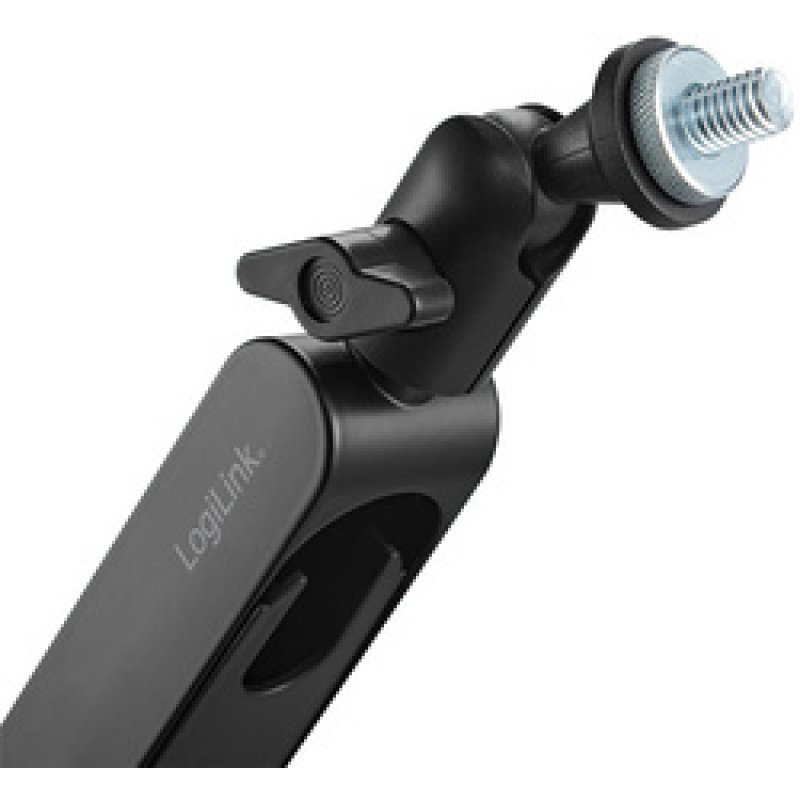 LogiLink Bras de microphone professionnel Boom, noir