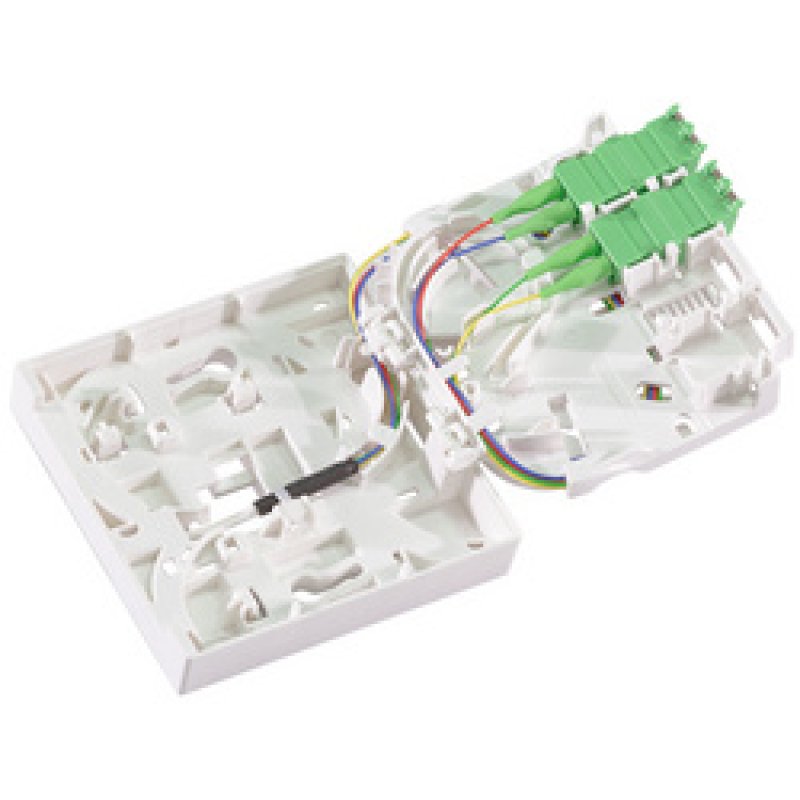 LogiLink FTTH termination box 2 x LCD/APC with 30 m connection cable