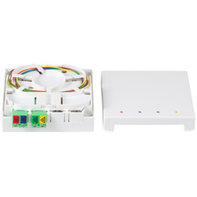 LogiLink Boîte d'épissure FTTH, câble de pose 50 m, blanc