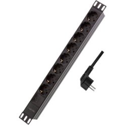 LogiLink 19 PDU 8 x CEE 7/3 socket, with surge protection