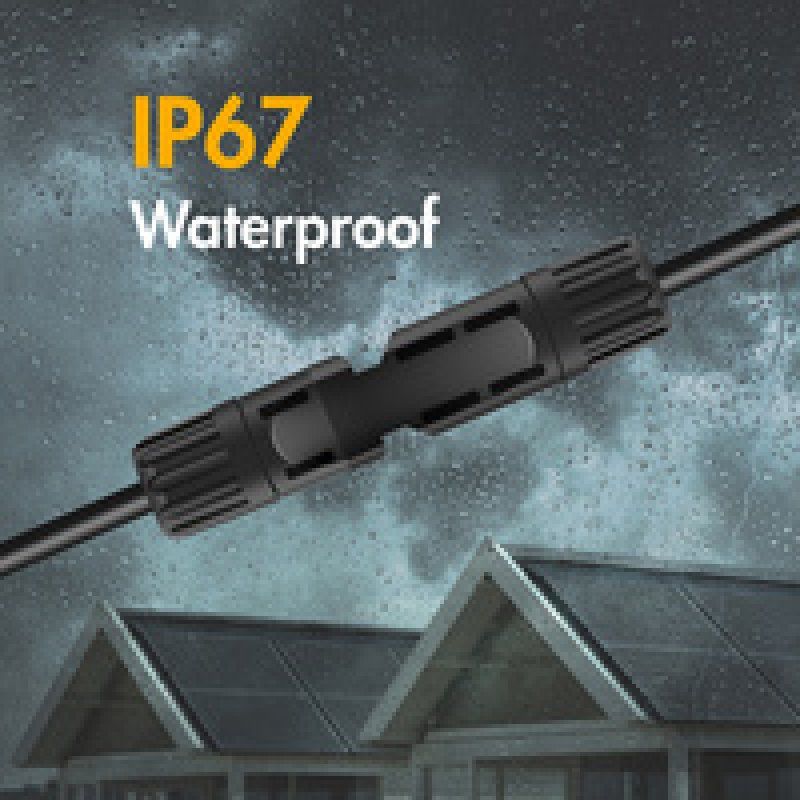 LogiLink PHC0100 MC4/m zu MC4/F Verlängerungskabel Kabellänge 1 m