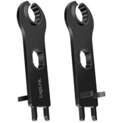 LogiLink Jeu de clés de montage pour fiches MC4, noir