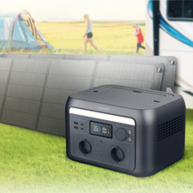 LogiLink Portable power station, 600W, LiFePO4 battery, Tuya compatible