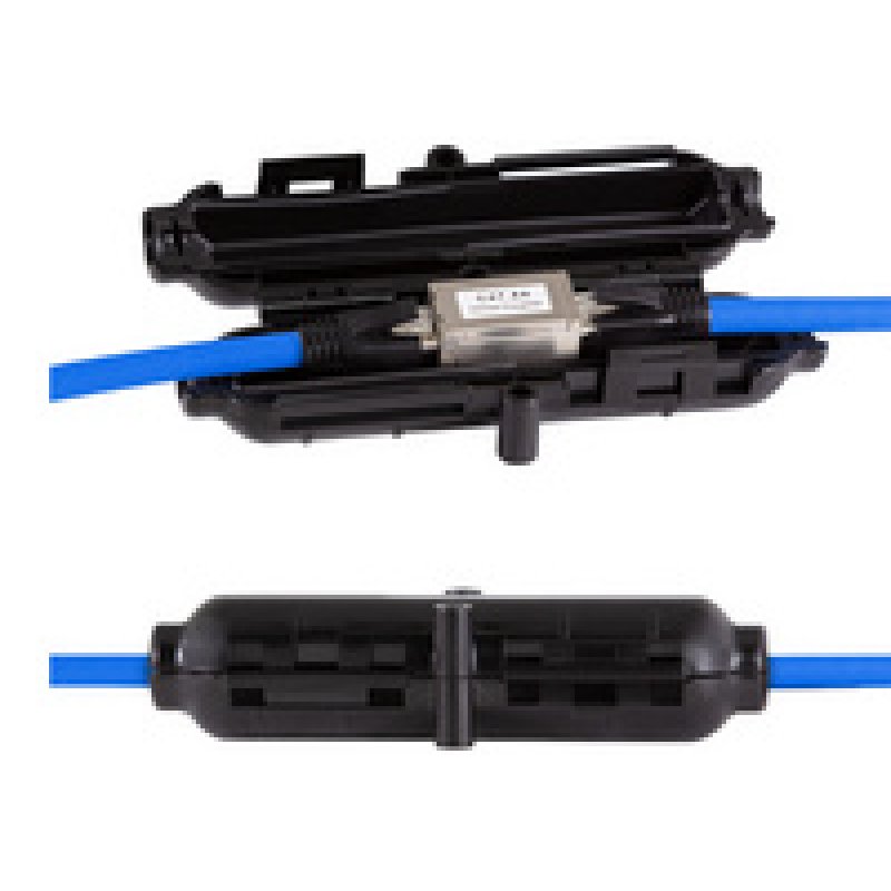 LogiLink Boîtier d'extérieur pour raccordement réseau, noir