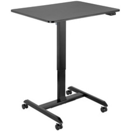 LogiLink Sit-stand workstation, single-motor, w/casters, white