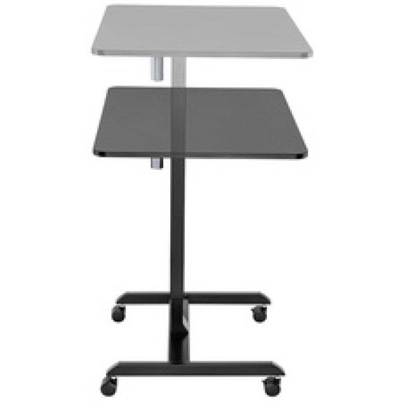 LogiLink Bureau d'ordinateur réglable, électrique, blanc