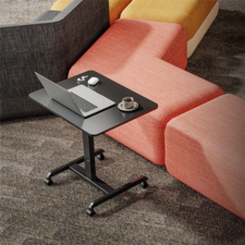 LogiLink Bureau d'ordinateur réglable, électrique, blanc