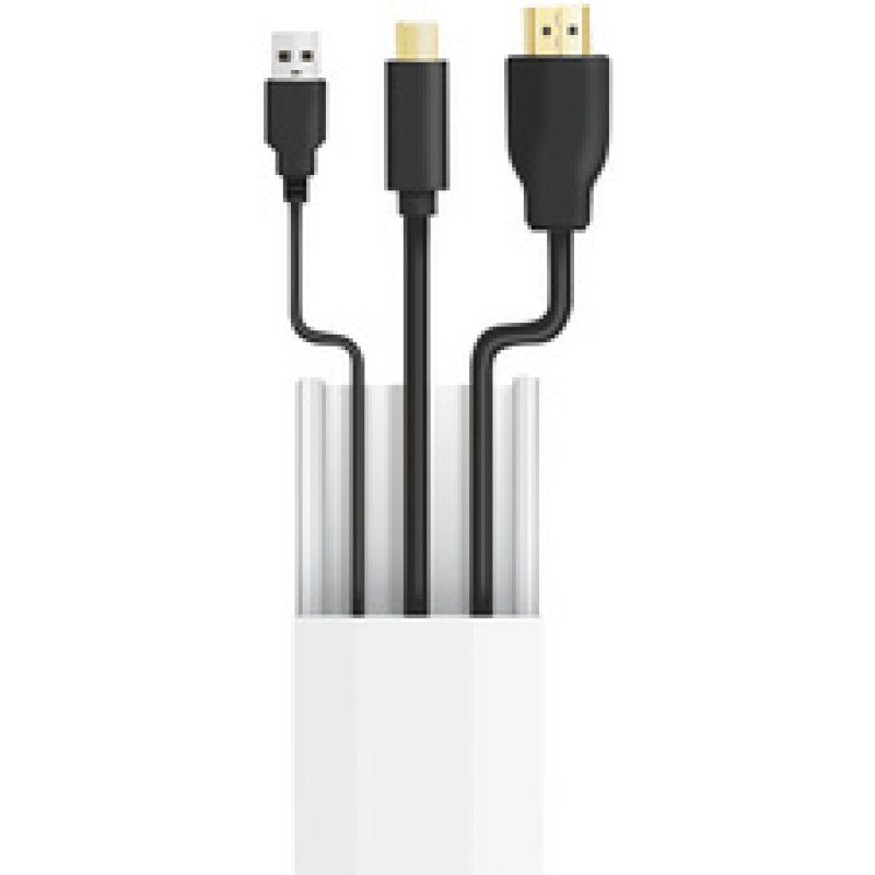 LogiLink Cable channel set, wall installation, 67pcs, white