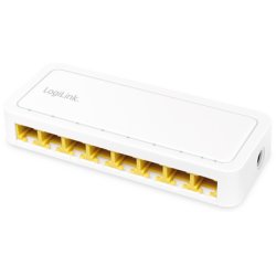 LogiLink Switch 8 Port GB Ethernet 8x10/100/1000 RJ45 Desktop weiß - Switch - 8-Port