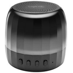 LogiLink Enceinte Bluetooth avec lumières festives, noir