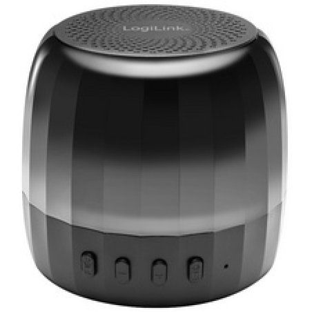 LogiLink Enceinte Bluetooth avec lumières festives, noir