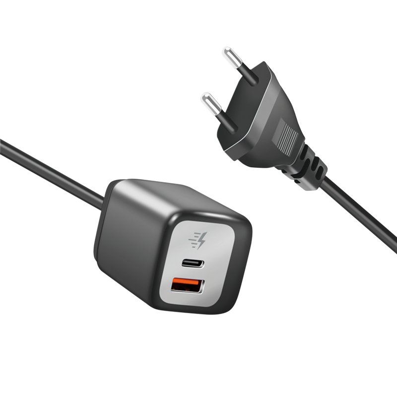 LogiLink PA0314 mobile device charger Universal Black, Silver AC Fast charging Indoor