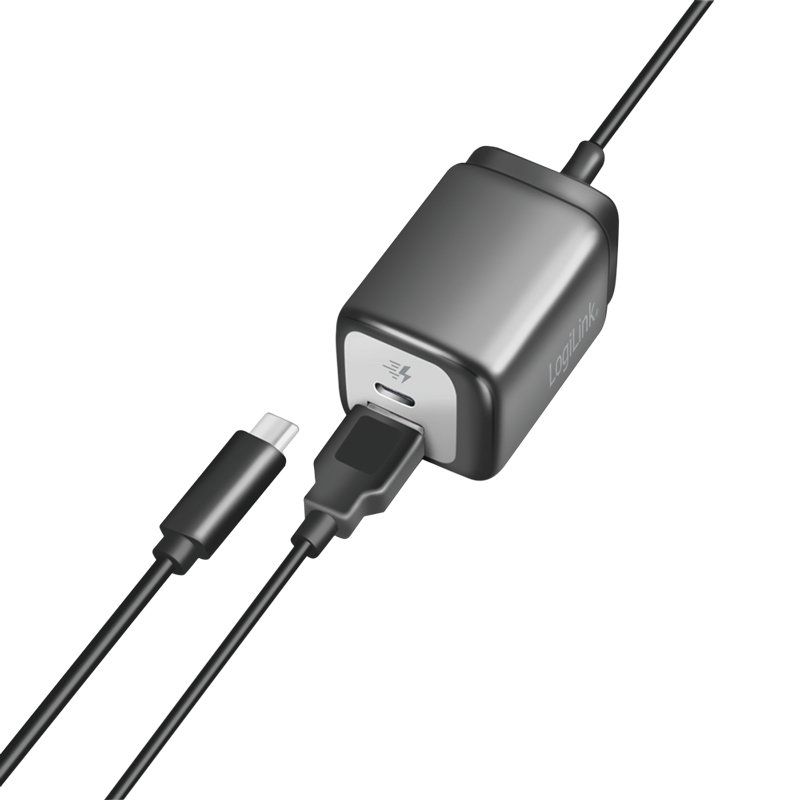 LogiLink PA0314 chargeur d'appareils mobiles Universel Noir, Argent Secteur Charge rapide Intérieure