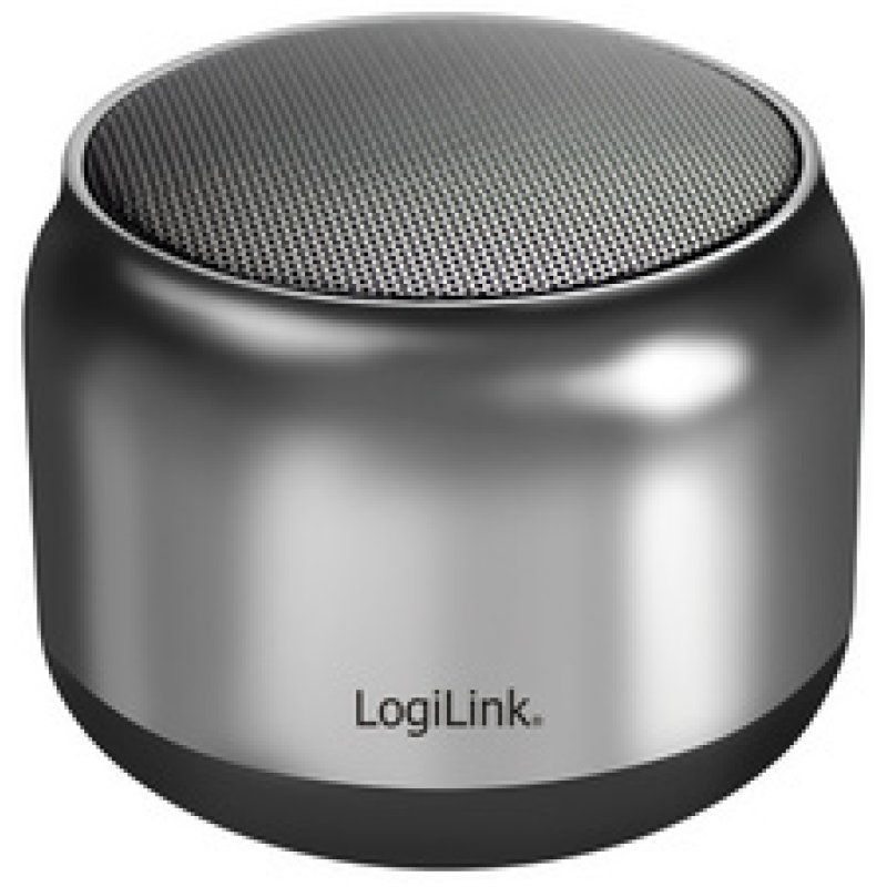 LogiLink Haut-parleur bluetooth V5.1, TWS, gris foncé/noir