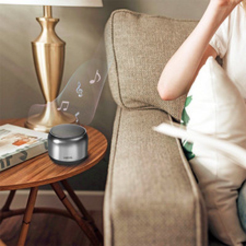 LogiLink Haut-parleur bluetooth V5.1, TWS, gris foncé/noir