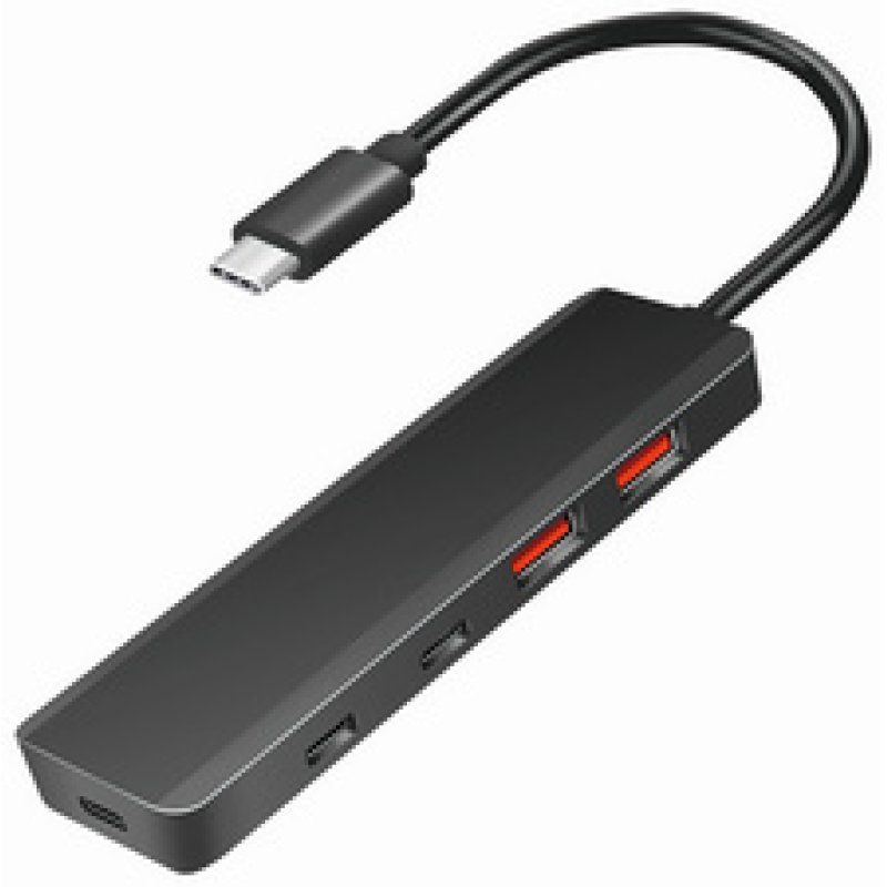LogiLink Hub USB 3.2 Ultra Slim, 4 ports, 2x USB-A, 2x USB-C