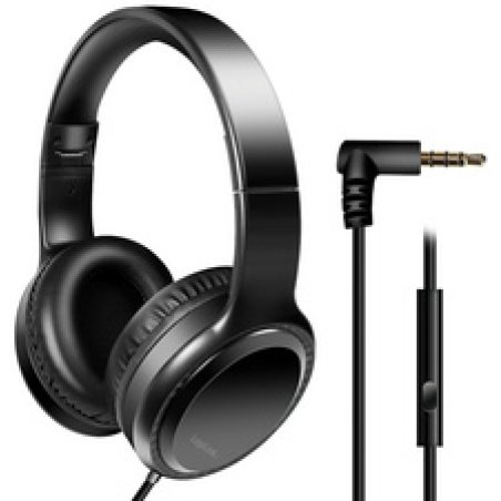LogiLink Stereo-Headset mit Mikrofon 3.5-mm-Klinkenstecker schwarz