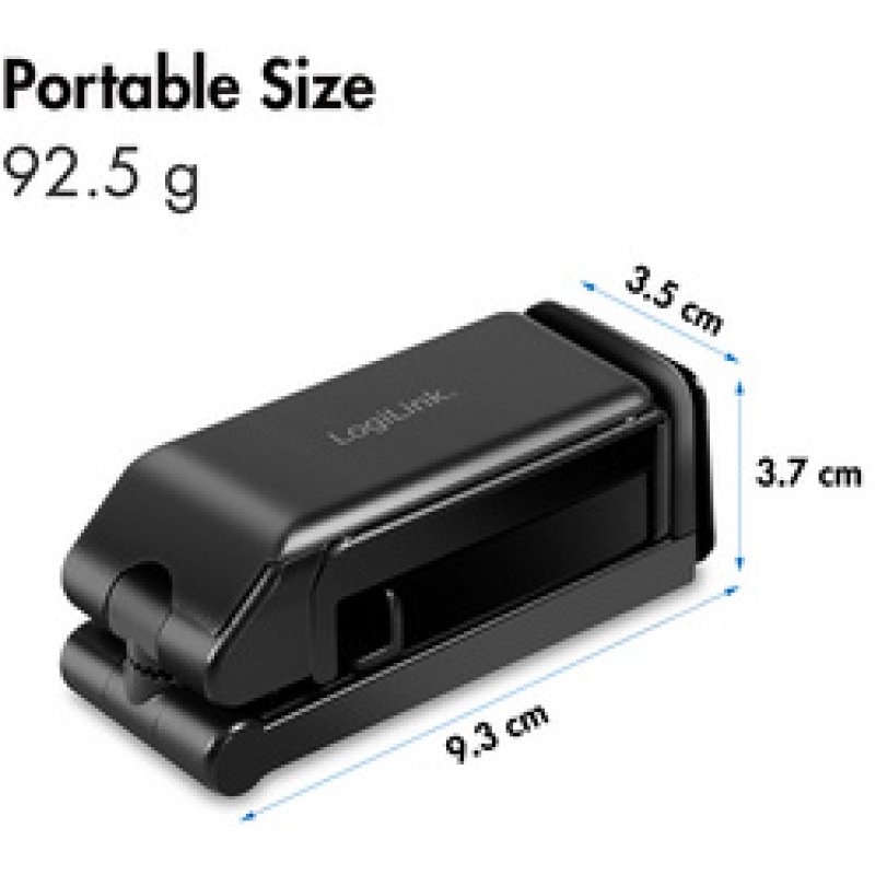 LogiLink Smartphone universal holder, multi-purpose, black