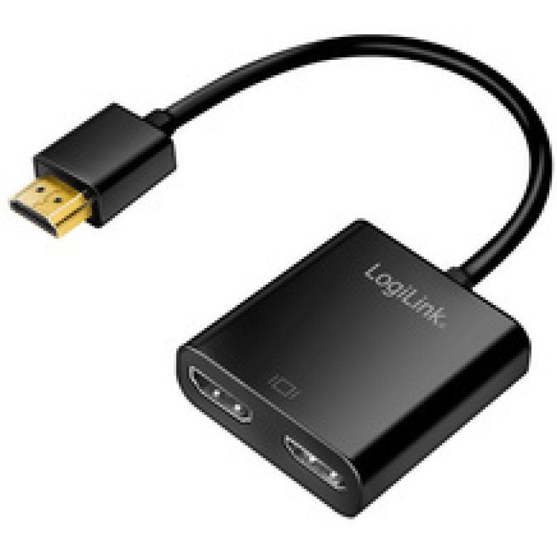 LogiLink HD0061 - HDMI-Splitter 1x2-Port 4K/60 Hz Downscaler