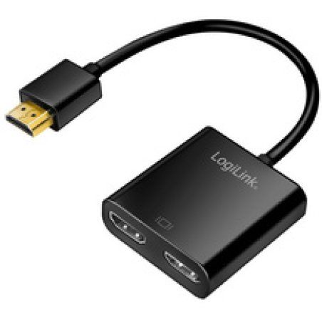 LogiLink Répartiteur HDMI 4K/60 Hz HDMI, downscaler, 2 ports