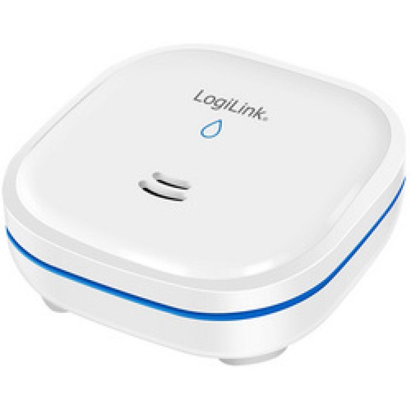 LogiLink Détecteur de fuite d'eau, alarme: env. 85 dB, blanc