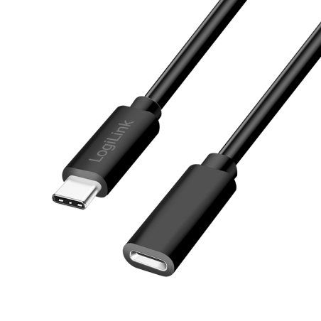 LogiLink CU0210 câble USB USB 2.0 1 m USB C Noir