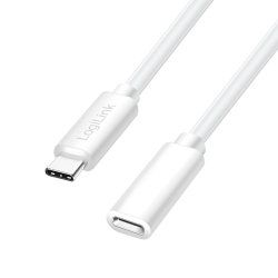 LogiLink Rallonge USB 2.0, 3 m, blanc