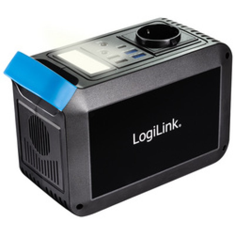 LogiLink Station de charge mobile, 300 watts, noir