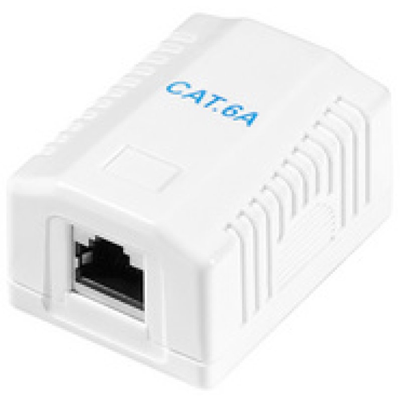 LogiLink Cat.6A Surface Mounted Box 2 x RJ45, shielded