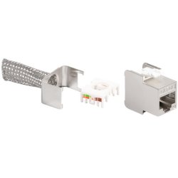 LogiLink Keystone Jack Cat.6A STP SlimLine 14.5mm 22-26 AWG, 24 pieces