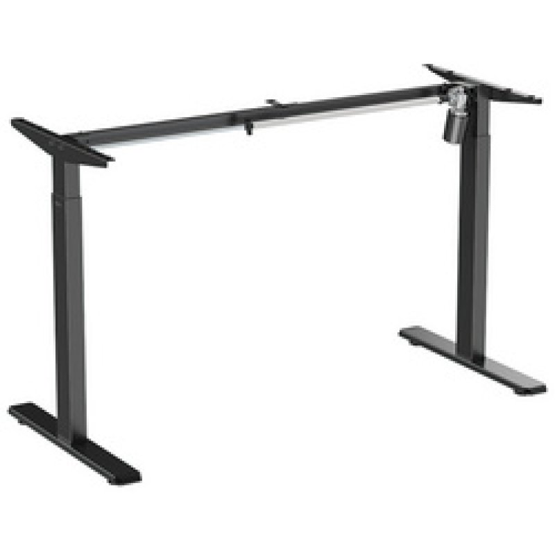 LogiLink Sit-Stand desk frame, single motor, easy-use controller, black