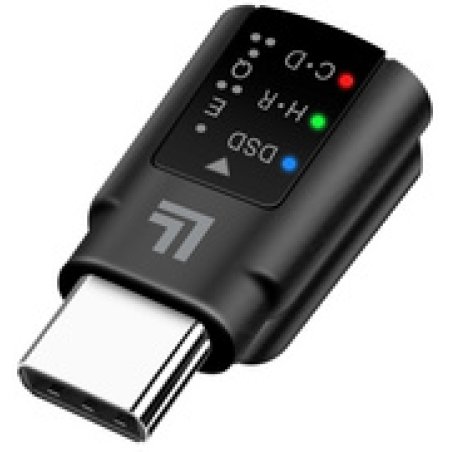 LogiLink USB-C DAC audio adapter, USB-C/M to 3.5 mm/F, black