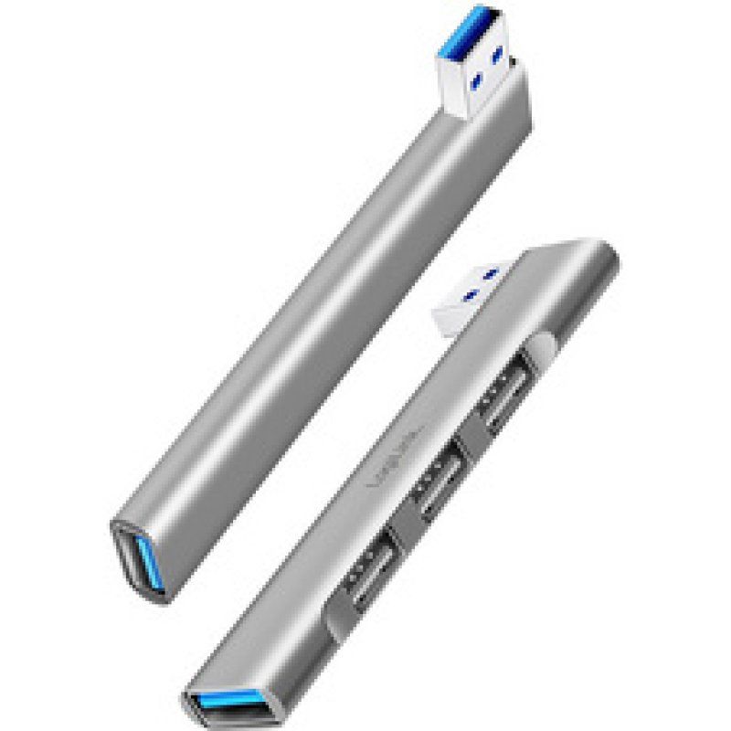 LogiLink Hub USB 3.0 Ultraslim, 4 ports, boîtier aluminium