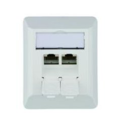 Telegärtner J00023A0204 socket-outlet RJ-45 White