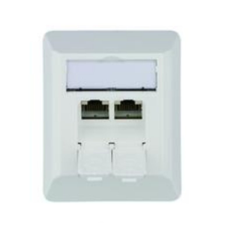 Telegärtner J00023A0204 socket-outlet RJ-45 White