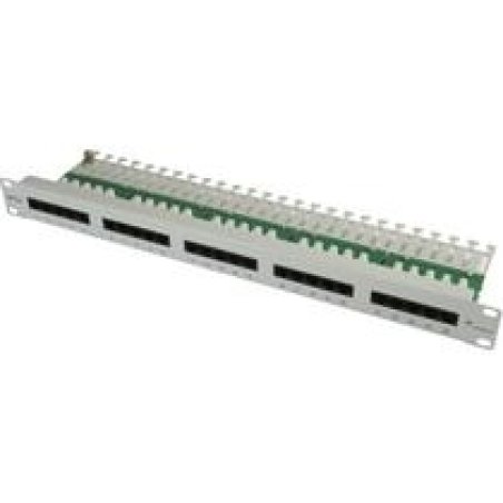 Telegärtner 25-port ISDN patch panel Cat.3 1U