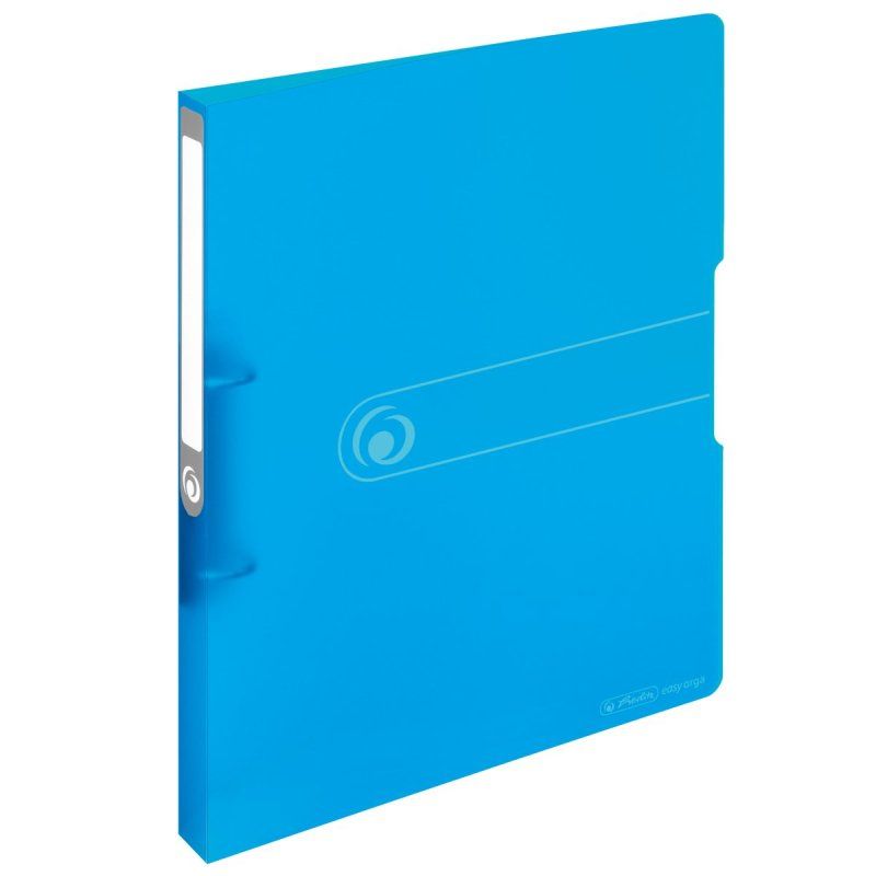 Herlitz 11205721 classeur à anneaux Bleu, Transparent