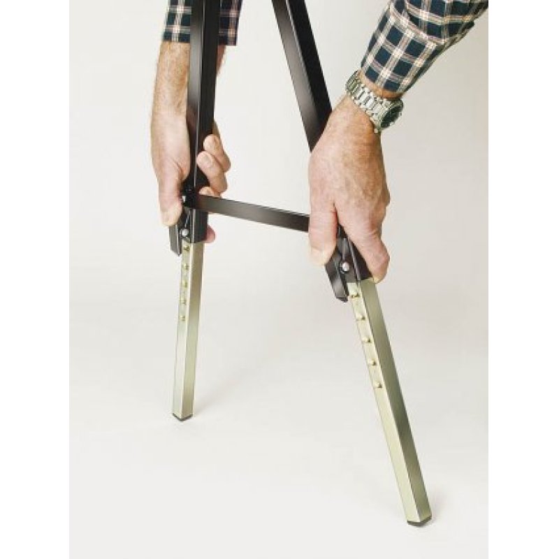 brennenstuhl Etabli de travail pliant MB 120 KH, noir/jaune