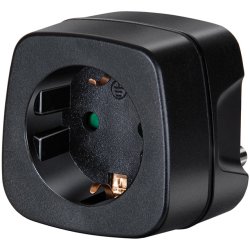 Brennenstuhl 1508460 adaptateur de puissance & onduleur Intérieure Noir