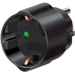 Brennenstuhl Travel Adapter power adapter/inverter Black