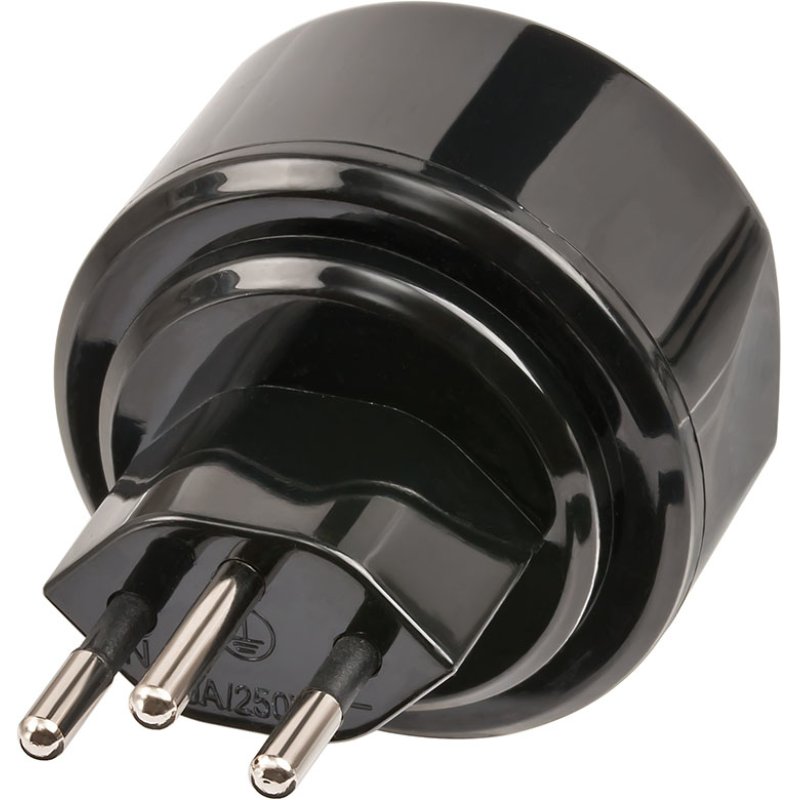 Brennenstuhl 1508642 adaptateur prise d'alimentation Type J (CH) Noir