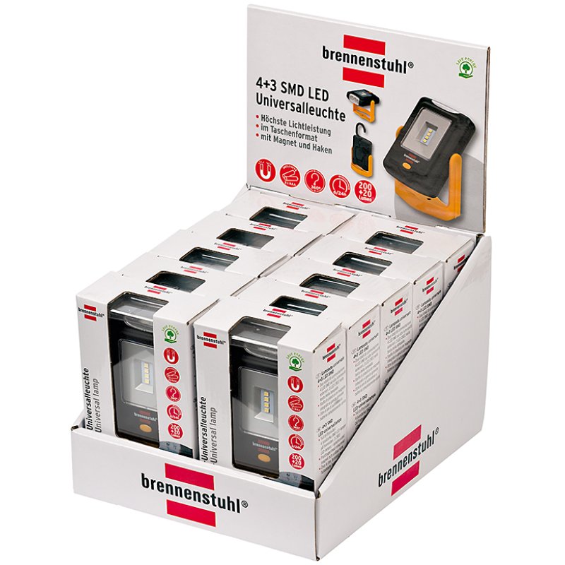 brennenstuhl Lampe d'inspection univer. LED SMD HL DB 43 MH