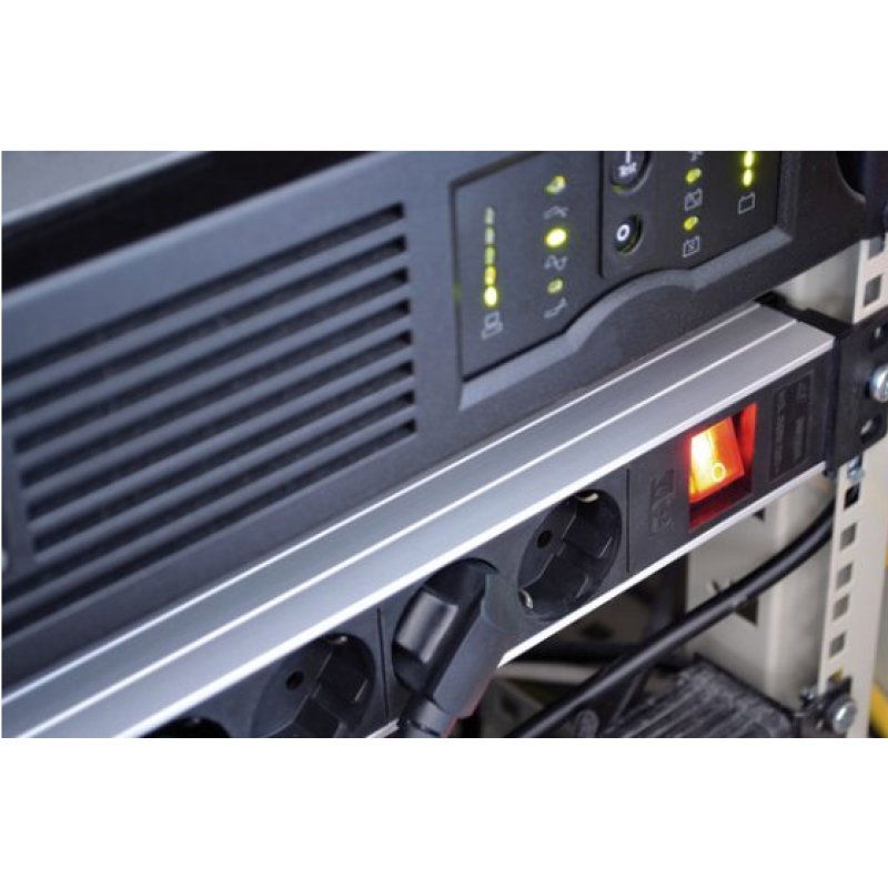 Brennenstuhl Multipresa Brennestuhl 8 posti 2m [1390007018] power extension 8 AC outlet(s) Indoor Aluminium, Black